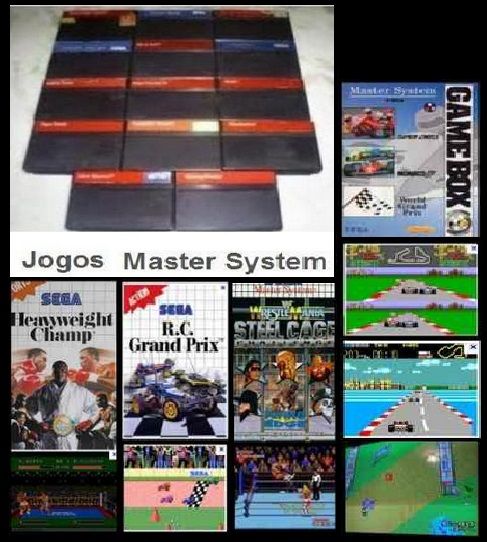 CARTUCHOS ORIGINAIS PARA MASTER SYSTEM